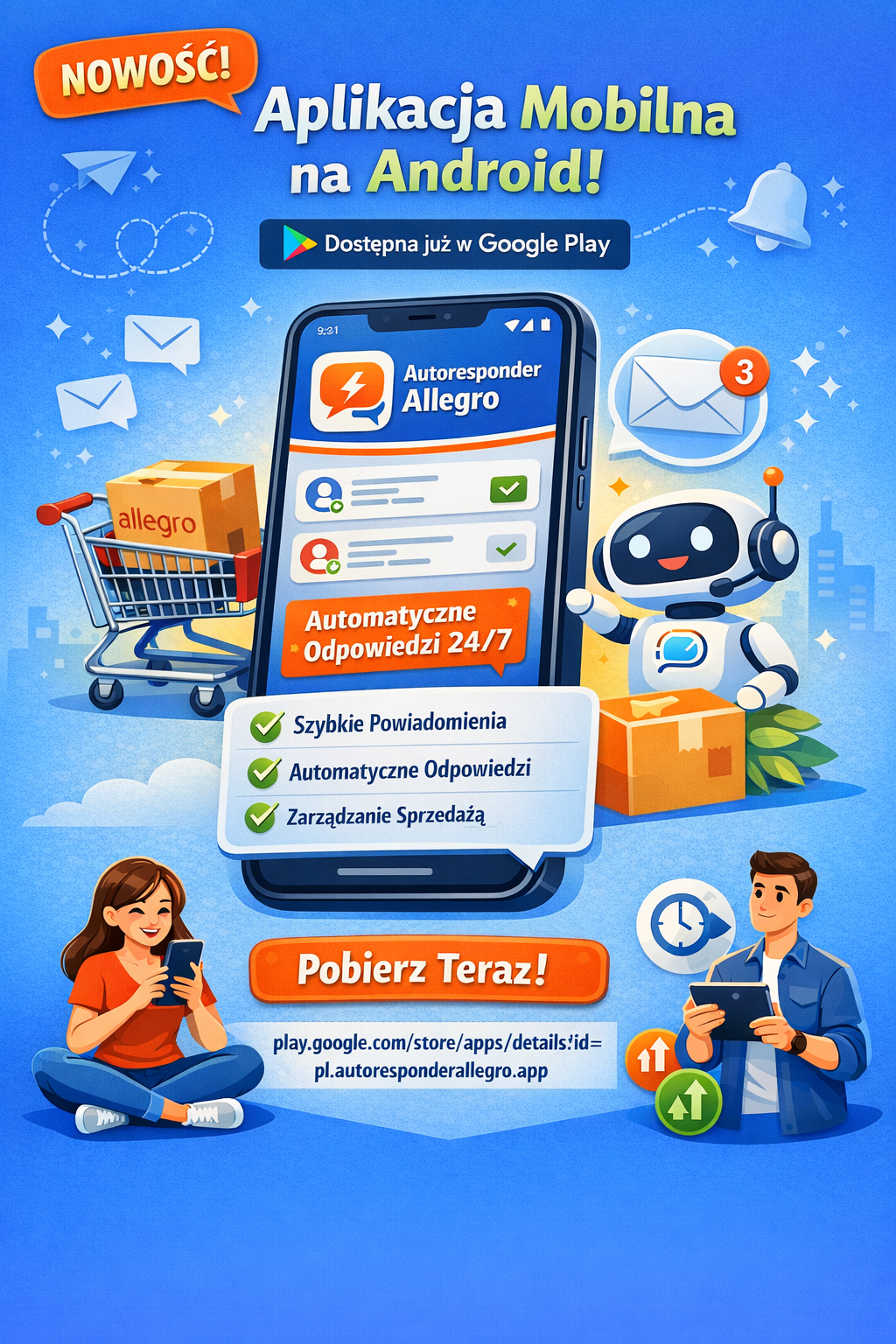 Autoresponder Allegro.pl na Androida